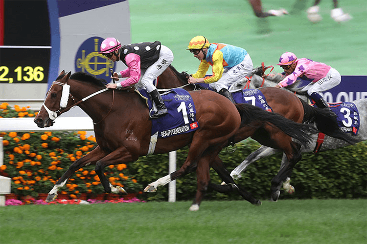 Hong Kong’s two-time Horse of the Year becomes the first to win the race three times.