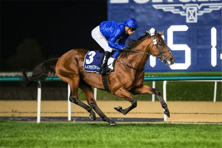 BENBATL winning the Singspiel Stakes Presented By Longines Master Collection
