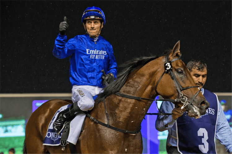 Benbatl parading after winning the Singspiel Stakes Presented By Longines Master Collection