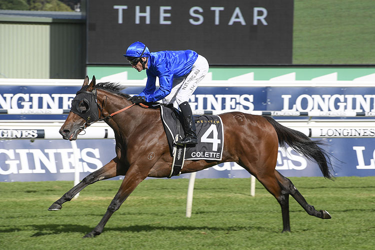 COLETTE winning the The Star Australian Oaks