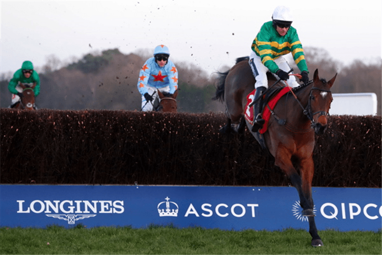 DEFI DU SEUIL winning the Matchbook Clarence House Chase (Grade 1)