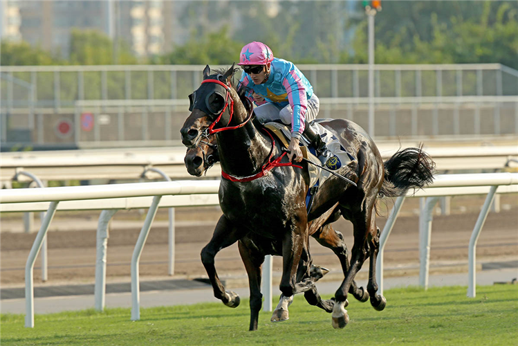 HEALTHY HAPPY winning the Lai Kok Hcp (C3)