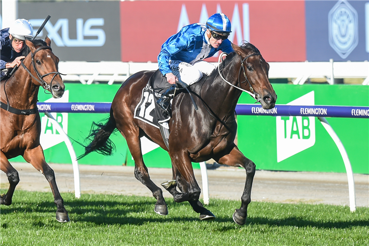 OCEANEX winning the Andrew Ramsden in Flemington, Australia.