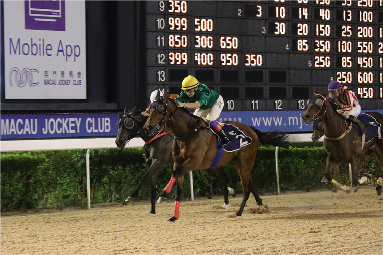 ORIENTAL JOYFUL winning the THE HUNAN