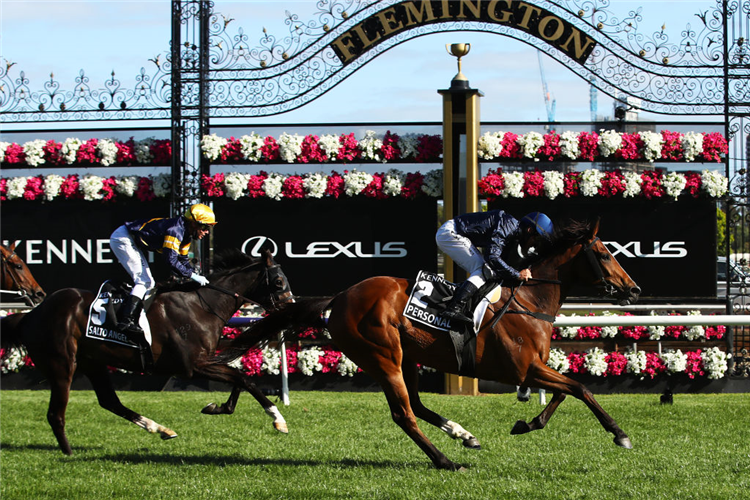 PERSONAL winning the Kennedy Oaks at Flemington in Australia.