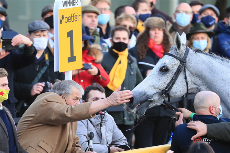 POLITOLOGUE after winning the Betfair Tingle Creek Chase (Grade 1) (GBB Race)