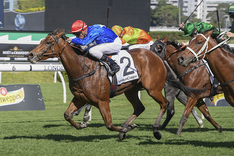 RUBISAKI winning the Mostyn Copper J H B Carr Stks