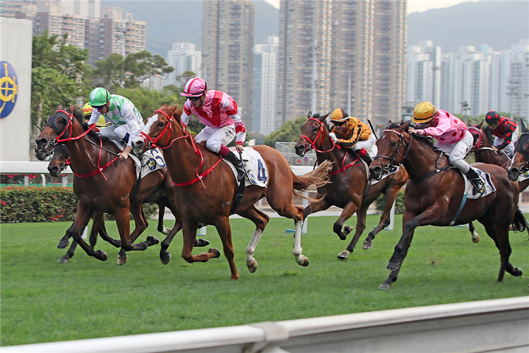 SIMPLY BRILLIANT winning the Lung Cheung Hcp.