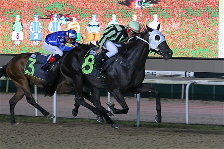 US-bred Takhi (Dennis Tan Zhi Xian) at his debut win on February 21, 2020.