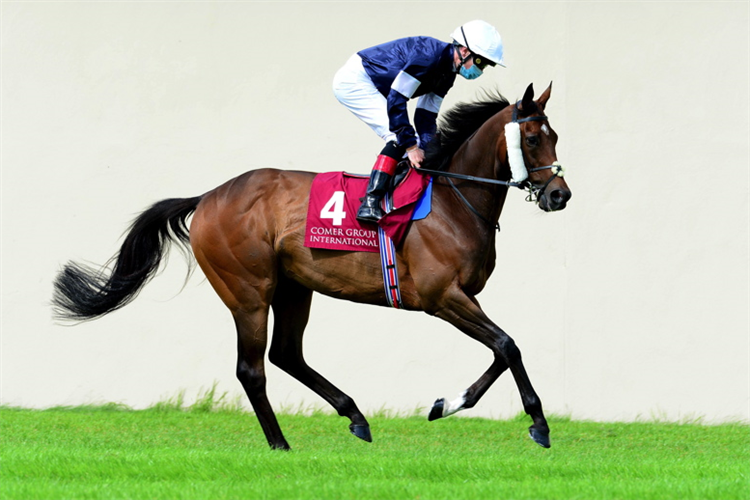 TWILIGHT PAYMENT winning the Comer Group International Curragh Cup at Curragh in Ireland.