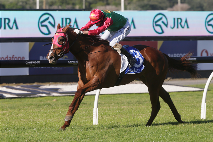 TWO ILLICIT winning the Jra Trophy Hcp (95)