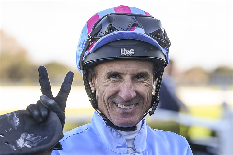 Jockey : GLEN BOSS after winning the Sydney Cup.