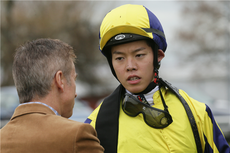 Taiki Yanagida gets some instructions from his boss and mentor Lance O’Sullivan