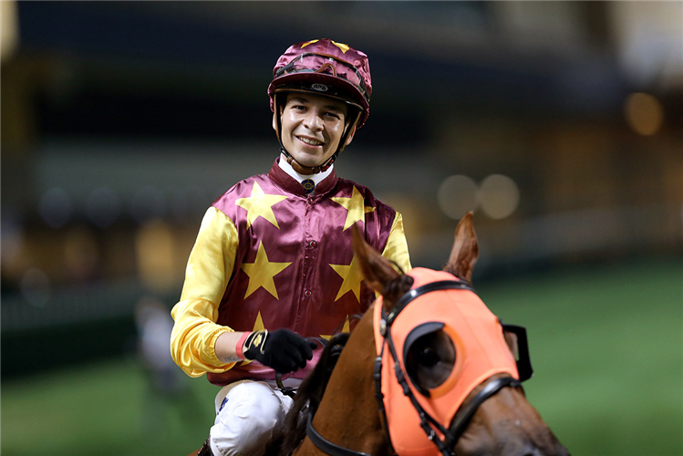 Vagner Borges is all smiles after his first Hong Kong win.