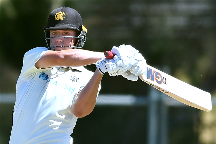 CAMERON GREEN of Western Australia bats during the Sheffield Shield match between Western Australia and Tasmania at Gladys Elphick Park in Adelaide, Australia.