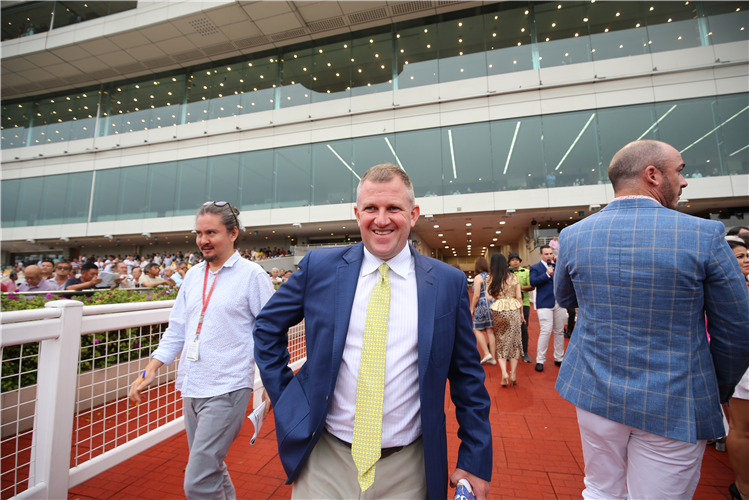 Te Akau’s Singapore trainer Mark Walker.