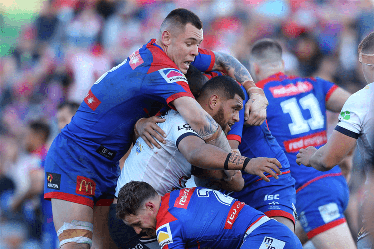 JOHN ASIATA of the North Queensland Cowboys.