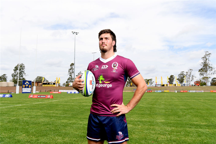 LIAM WRIGHT of the Queensland Reds poses for a photo during the Super Rugby Season Launch at Dalby Leagues Club in Dalby, Australia.