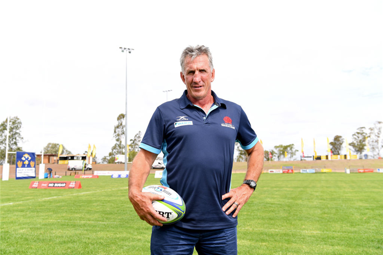 New South Wales Waratahs Coach ROB PENNEY poses for a photo during the QLD Super Rugby Season Launch at Dalby Leagues Club in Dalby, Australia.