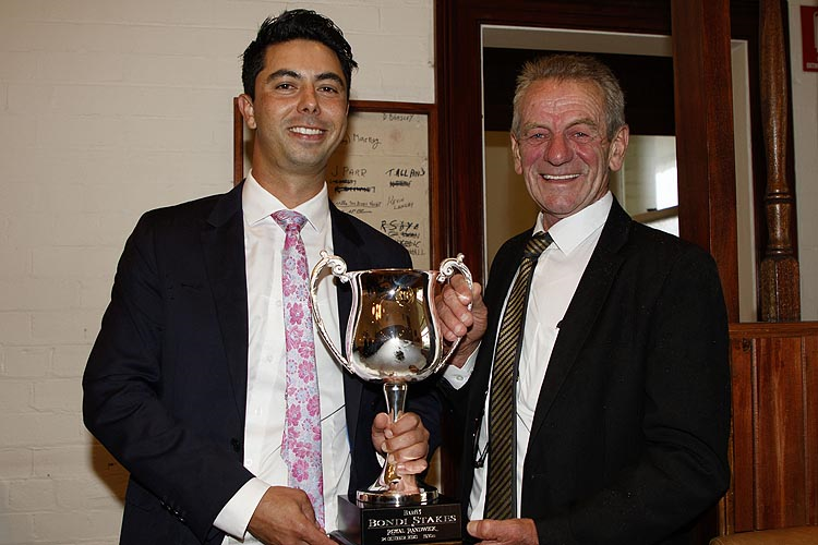 Trainers : G RYAN & S ALEXIOU after, PELTZER winning the Bar 83 Bondi Stakes