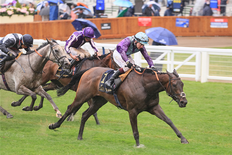 ALCOHOL FREE winning the Coronation Stakes (Fillies' Group 1) (British Champions Series) (Rnd)