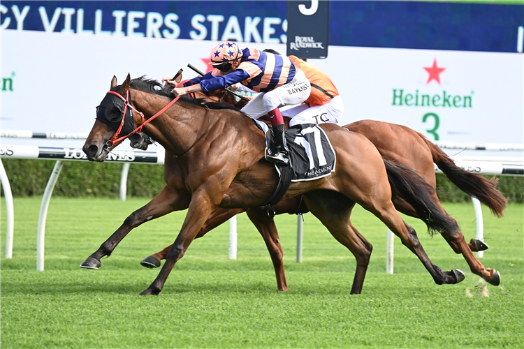 BRUTALITY winning the The Agency Villiers Stks at Randwick in Australia.