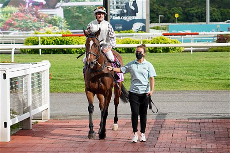 A beaming Louis-Philippe Beuzelin is brought back to scales aboard Celavi.