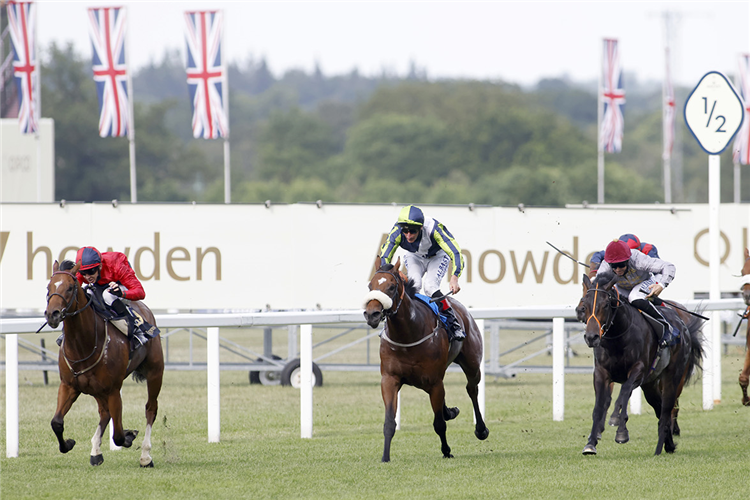 CHIPOTLE winning the Windsor Castle Stakes at Royal Ascot in England.