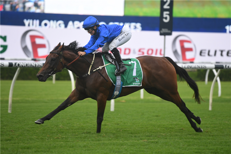 COLETTE winning the Yulong Apollo Stakes at Randwick in Australia.