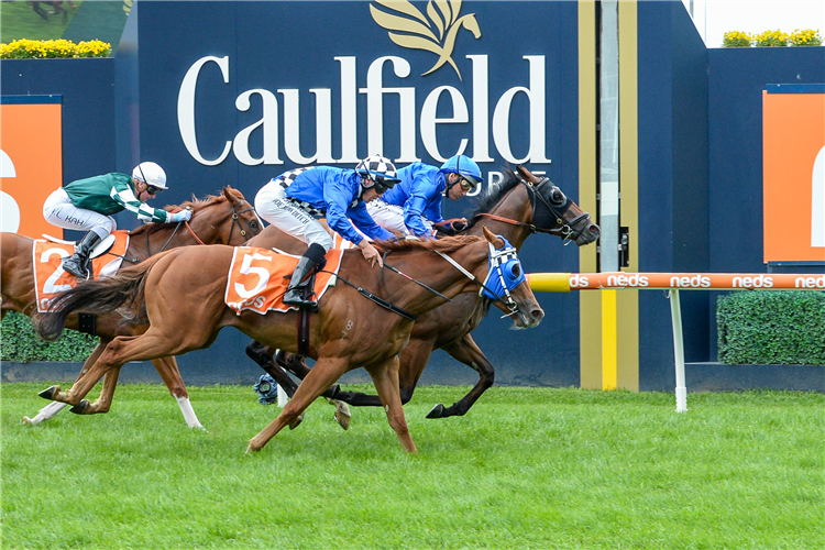 DICKIN MEDAL winning the Erin Coldham Hcp at Caulfield in Australia.