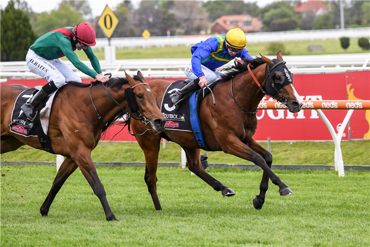 EXTREME FLIGHT winning the Gothic Stakes at Caulfield in Australia.
