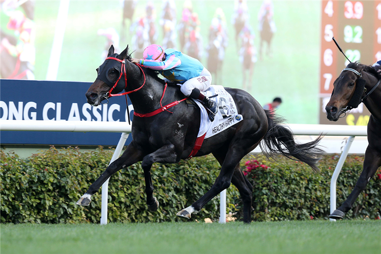 HEALTHY HAPPY winning the The Hong Kong Classic Cup