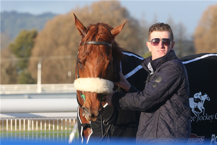 Hit The Road Jack pictured with co-trainer Shaun Phelan.