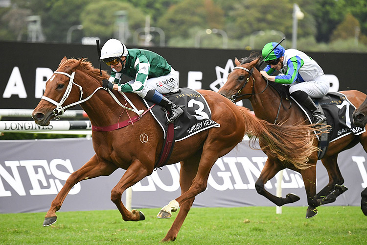 HUNGRY HEART winning the The Star Australian Oaks