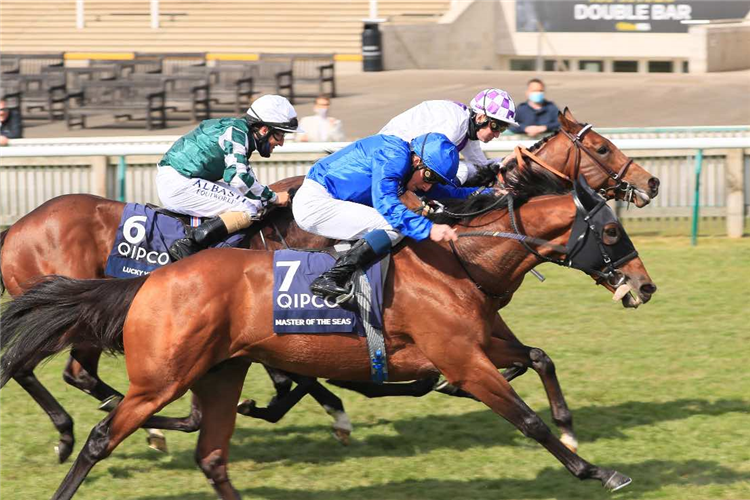 MASTER OF THE SEAS running in the Qipco 2000 Guineas Stakes (Group 1) (British Champions Series)