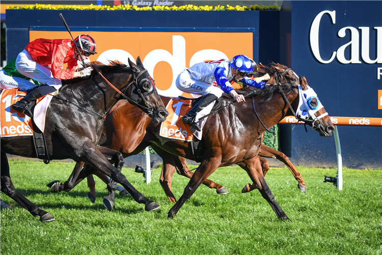 MR QUICKIE winning the Victoria Hcp at Caulfield in Australia.