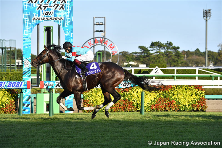 PIXIE KNIGHT winning the Sprinters Stakes at Nakayama in Japan.