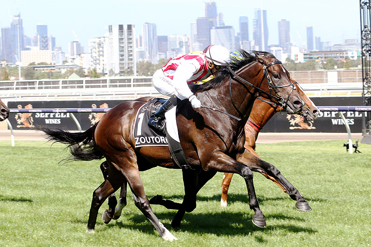 ZOUTORI winning the Newmarket Hcp.