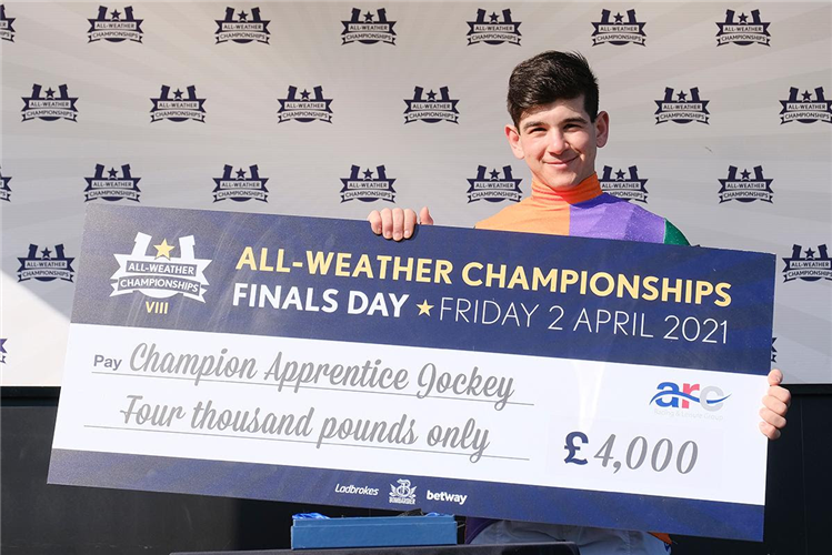 Marco Ghiani crowned All-Weather Champion Apprentice with 28 winners.