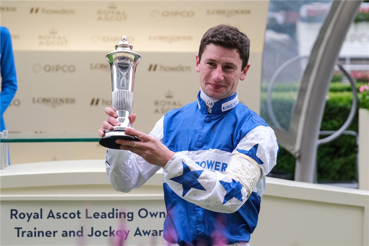 Oisin Murphy secured his first Leading Jockey title at Royal Ascot with five victories.