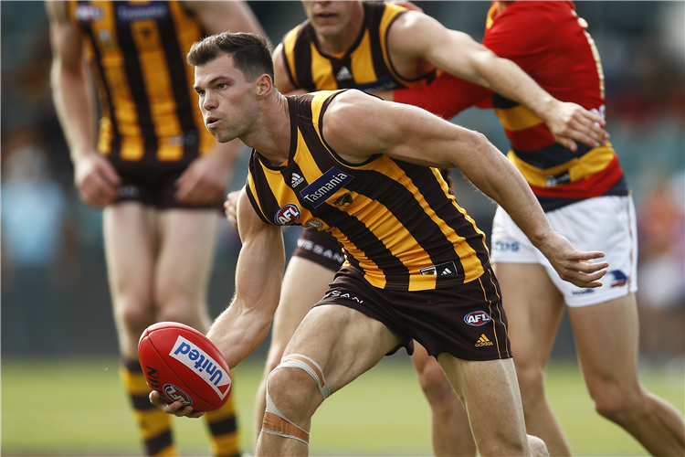 JAEGER O'MEARA of the Hawks.