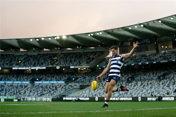 Tom Hawkins gets his flowers