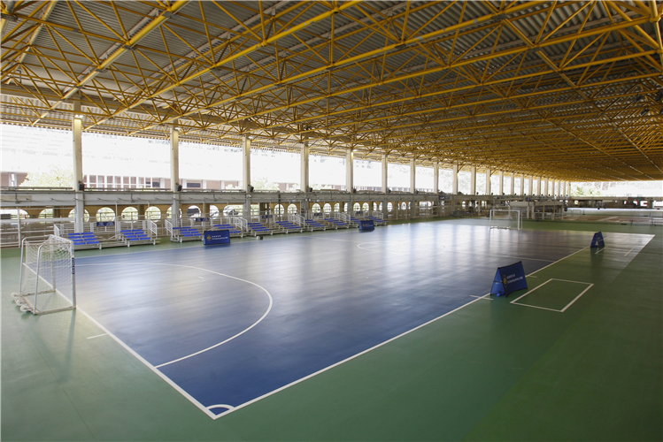 The Sha Tin Racecourse Sports Ground, comprising two basketball courts