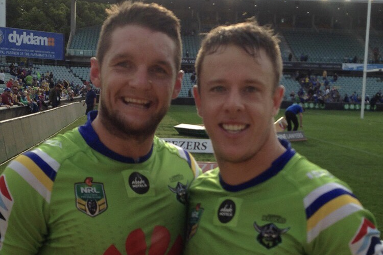 Jarrod Croker (left) has announced he will be hanging up the boots at season's end.