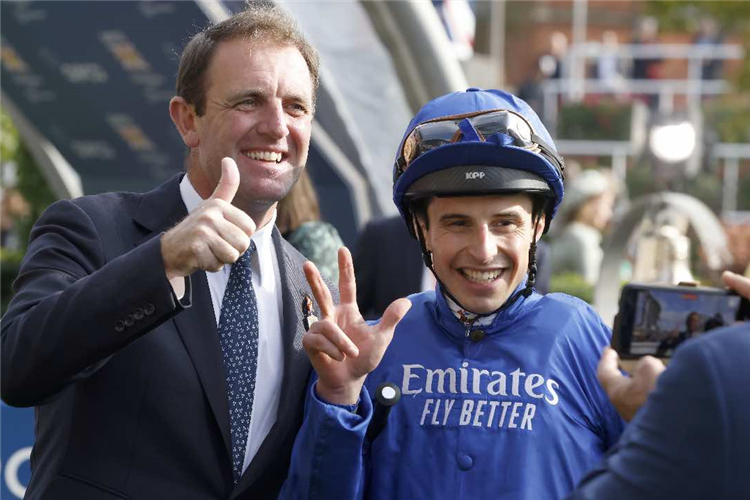 William Buick and trainer Charlie Appleby.