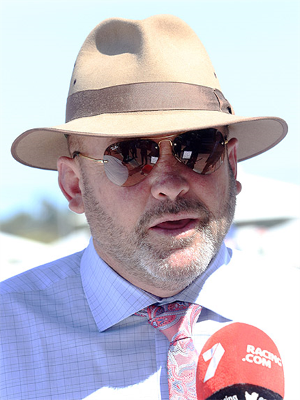 Trainer : PETER MOODY after, LIGHTSABER winning the Mss Security Sires' Produce