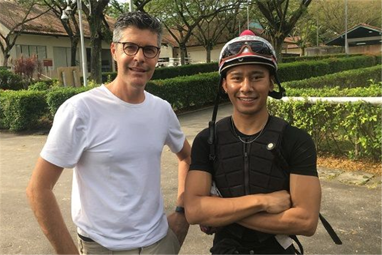 Noh Senari (right) has forged a budding partnership with trainer Ricardo Le Grange.