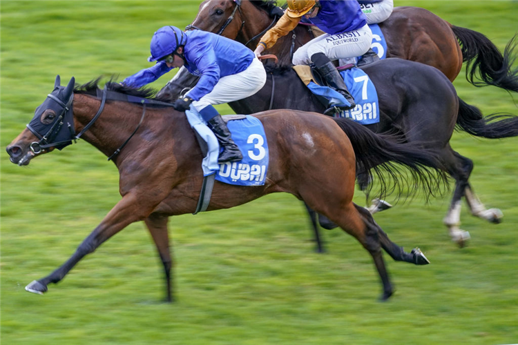 COMMISSIONING winning the Fillies' Mile at Newmarket in England