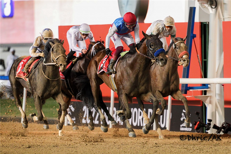 COUNTRY GRAMMER winning the Dubai World Cup Sponsored By Emirates Airline