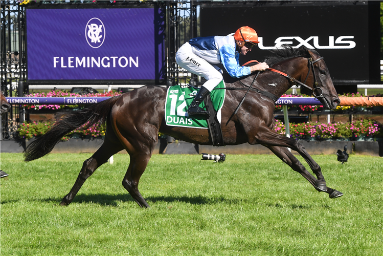 DUAIS winning the Australian Cup at Flemington in Australia.